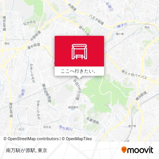 南万騎が原駅地図