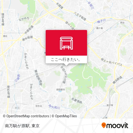 南万騎が原駅地図