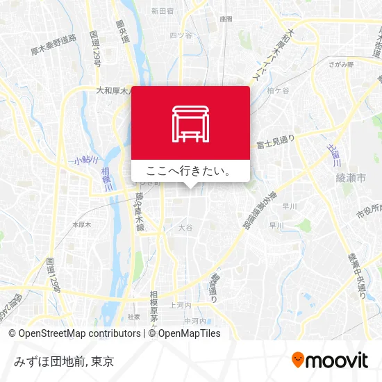 みずほ団地前地図