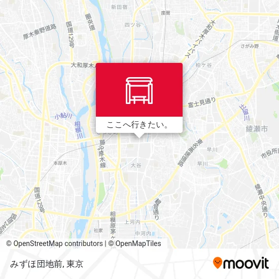 みずほ団地前地図