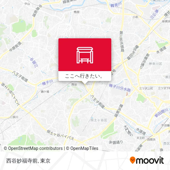 西谷妙福寺前地図