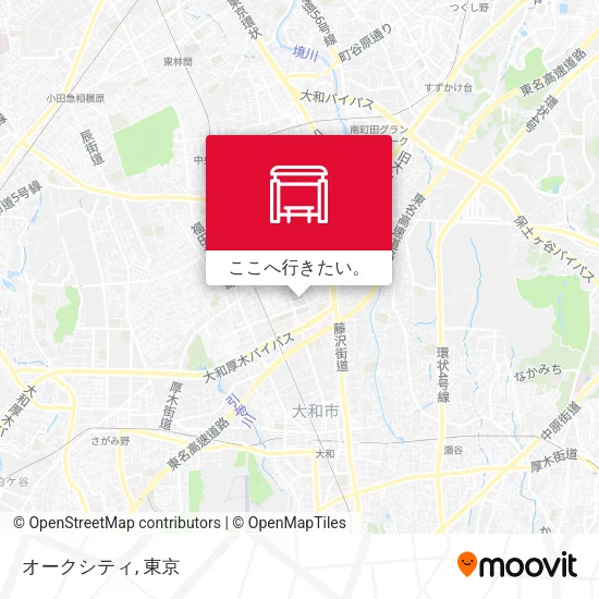 オークシティ地図