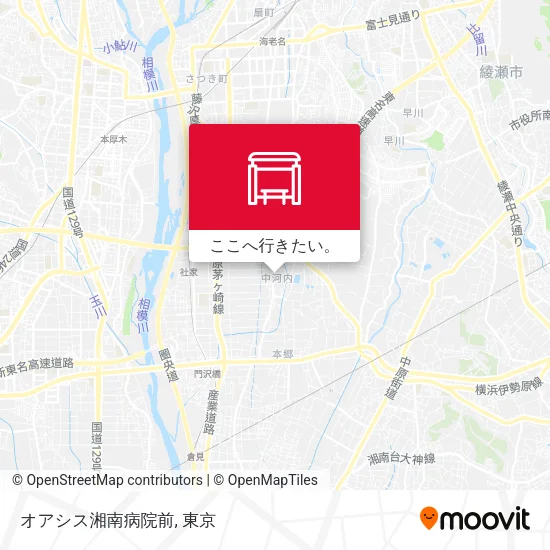 オアシス湘南病院前地図