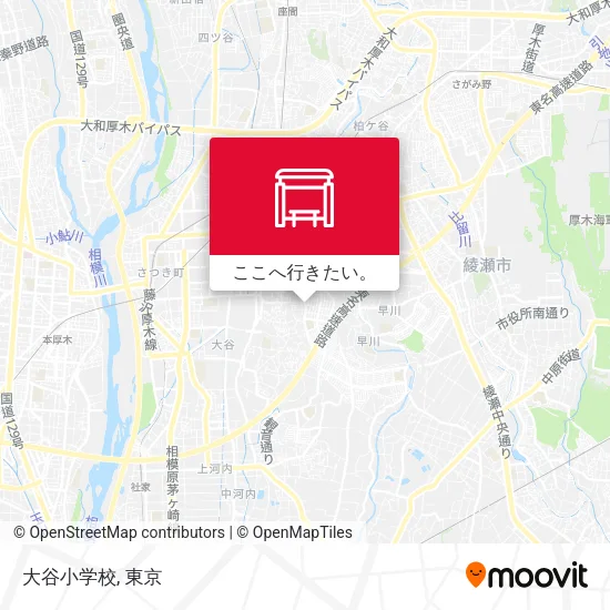 大谷小学校地図