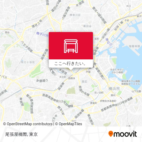 尾張屋橋際地図