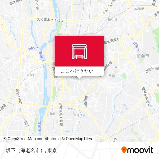 坂下（海老名市）地図