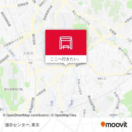 瀬谷センター地図