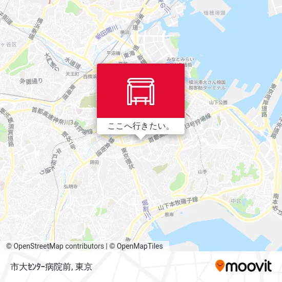 市大ｾﾝﾀｰ病院前地図