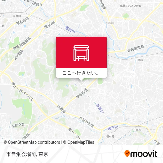 市営集会場前地図