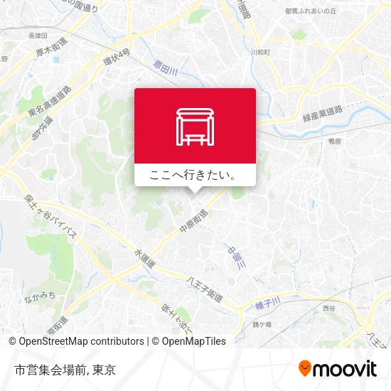 市営集会場前地図