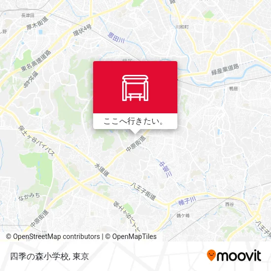 四季の森小学校地図