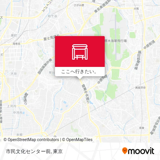 市民文化センター前地図