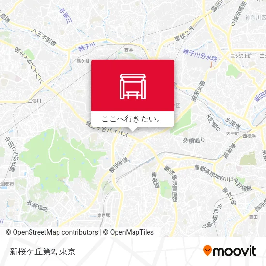 新桜ケ丘第2地図