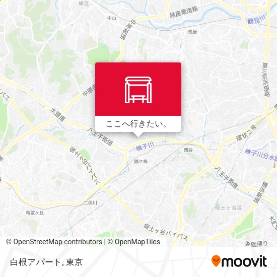 白根アパート地図