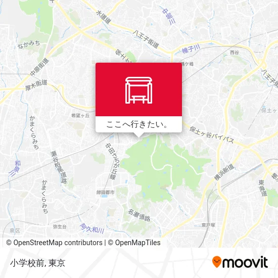 小学校前地図