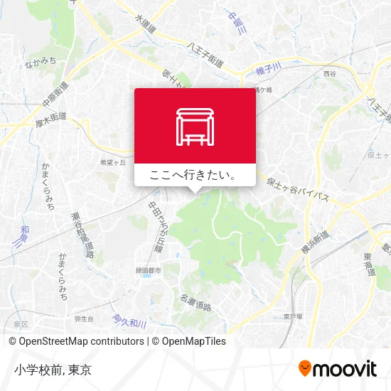 小学校前地図