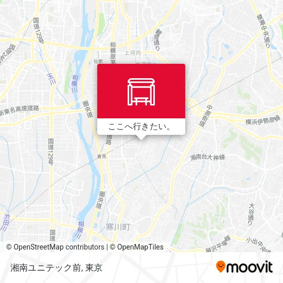 湘南ユニテック前地図