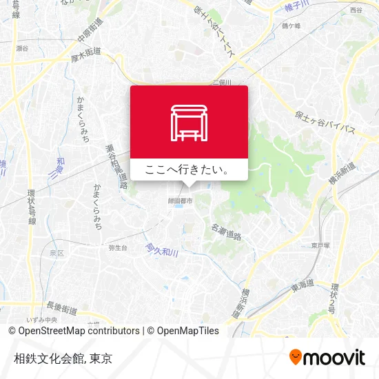 相鉄文化会館地図