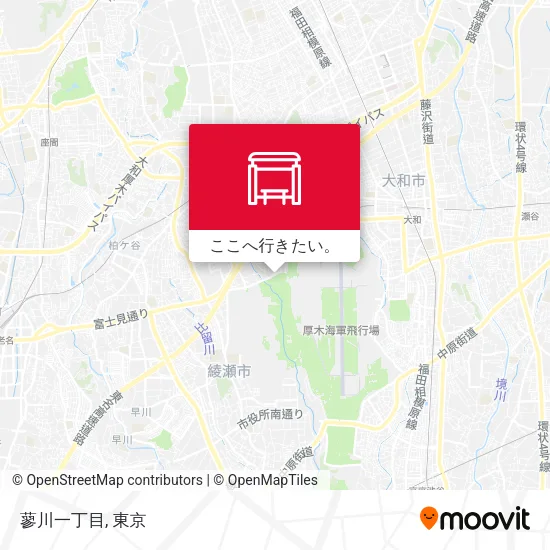 蓼川一丁目地図