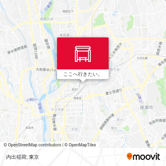 内出稲荷地図