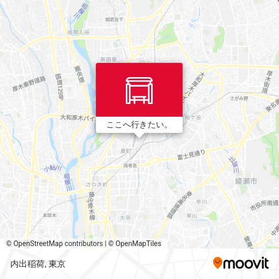 内出稲荷地図