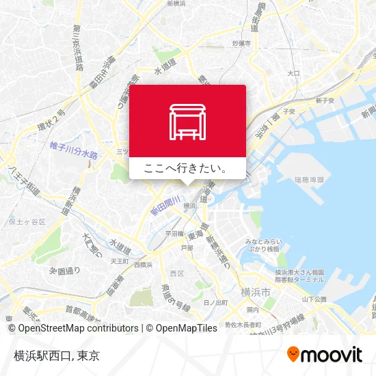横浜駅西口地図