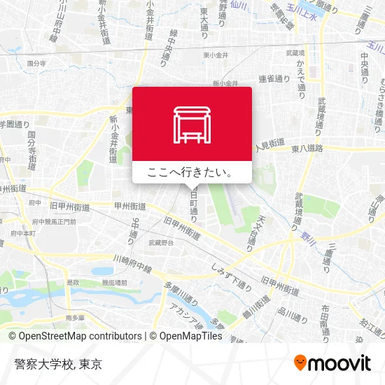 警察大学校地図