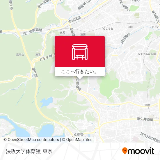 法政大学体育館地図