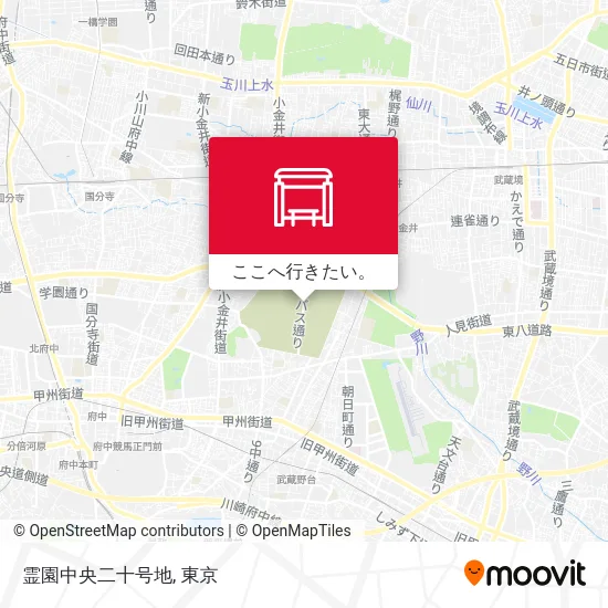 霊園中央二十号地地図