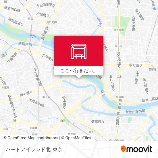 ハートアイランド北地図