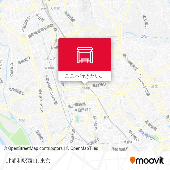北浦和駅西口地図