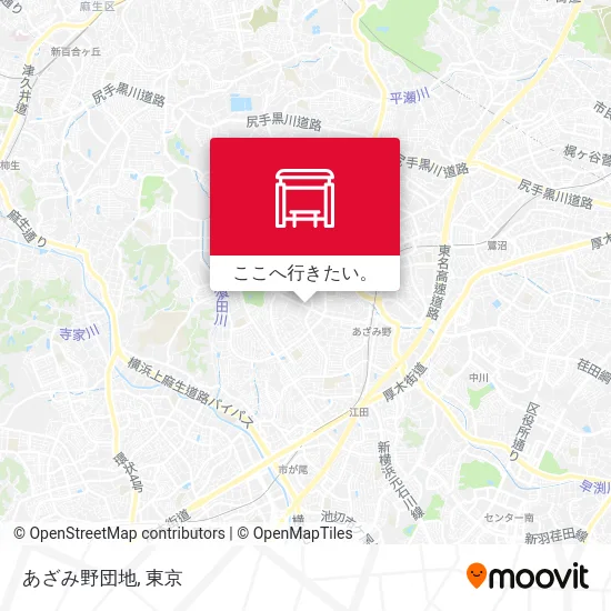 あざみ野団地地図