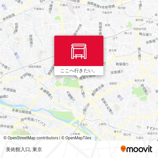 美術館入口地図