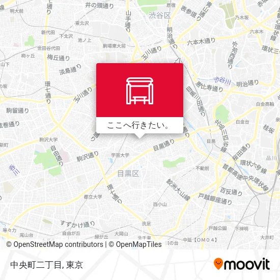 中央町二丁目地図