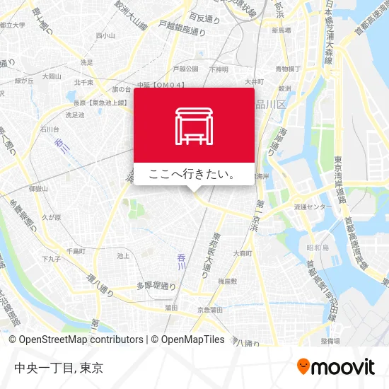 中央一丁目地図