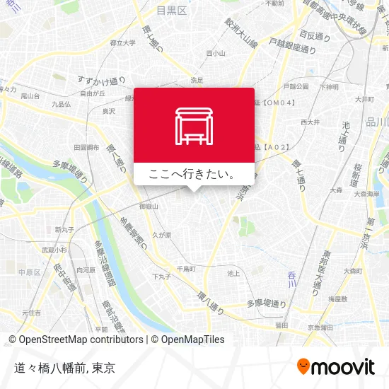 道々橋八幡前地図