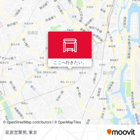 荏原営業所地図