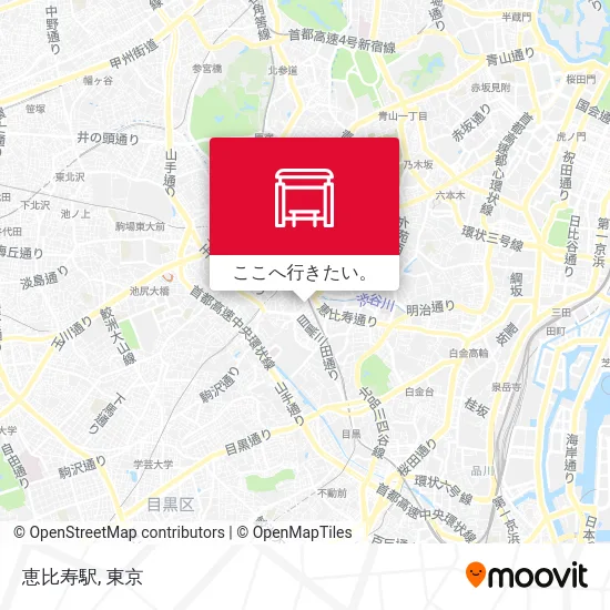 恵比寿駅地図