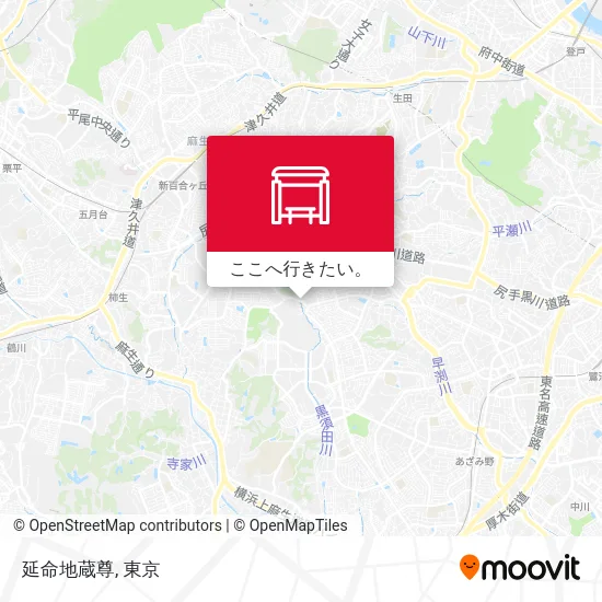 延命地蔵尊地図