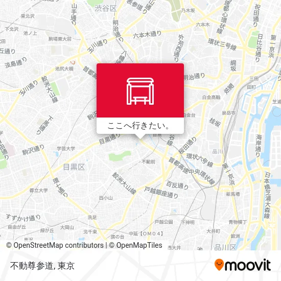 不動尊参道地図