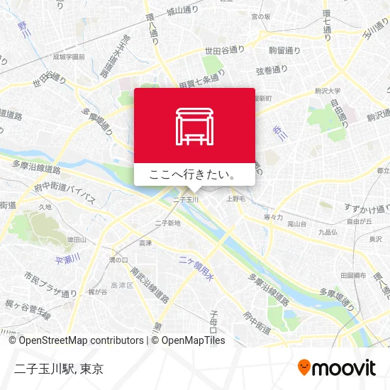 二子玉川駅地図