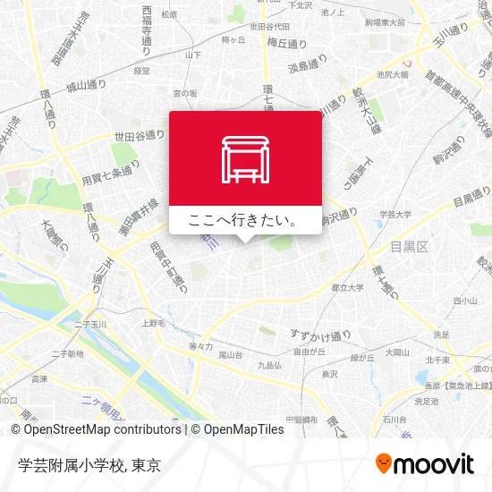 学芸附属小学校地図