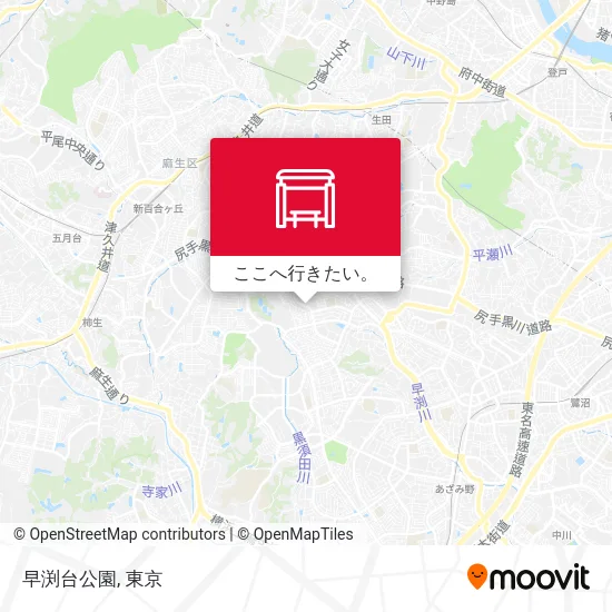 早渕台公園地図