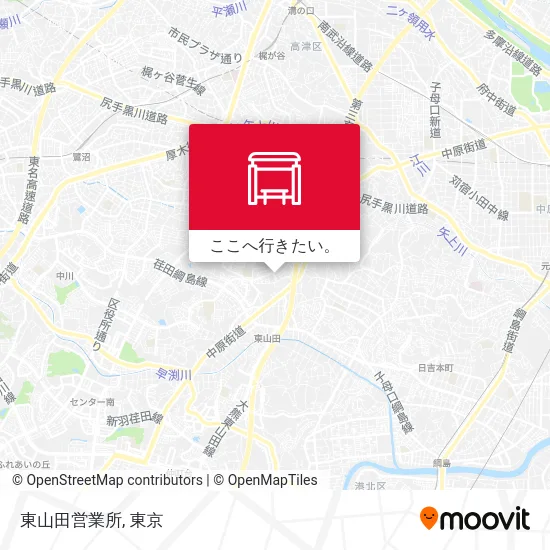 東山田営業所地図