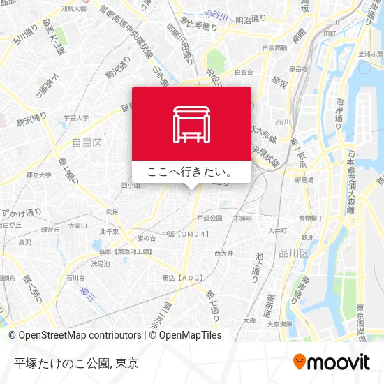 平塚たけのこ公園地図
