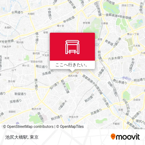 池尻大橋駅地図