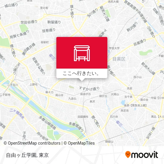 自由ヶ丘学園地図