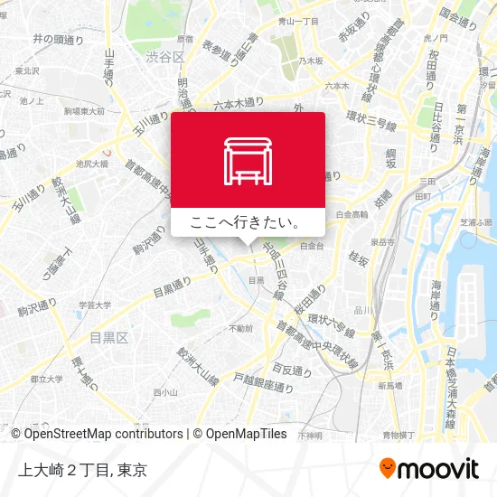 上大崎２丁目地図