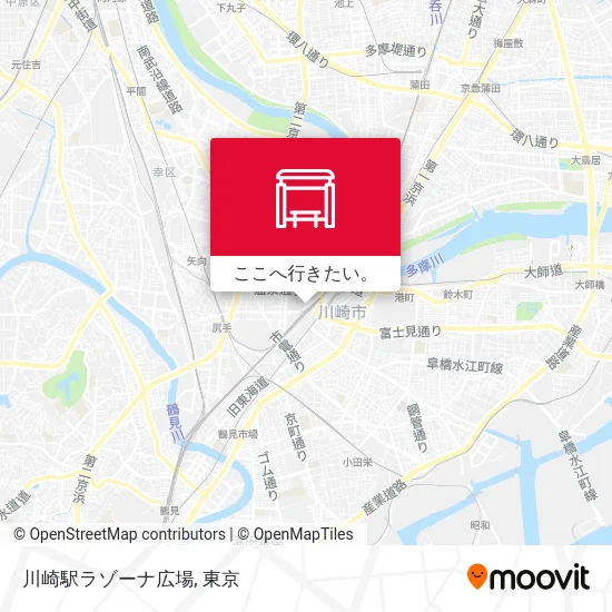 川崎駅ラゾーナ広場地図