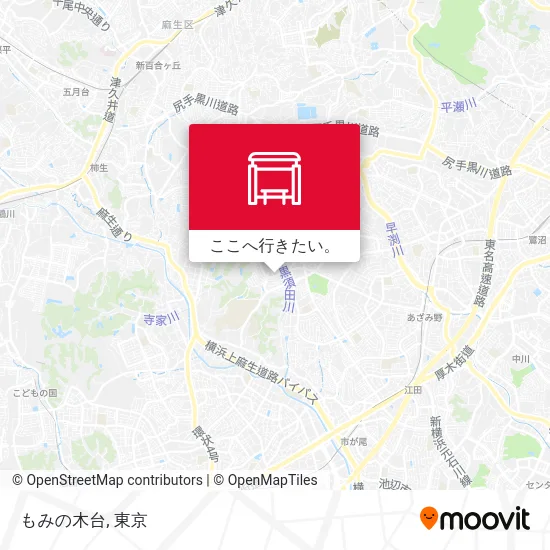 もみの木台地図